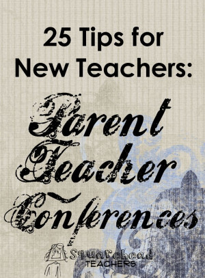 Parent teacher conferences (PTC) can be intimidating for new teachers ...
