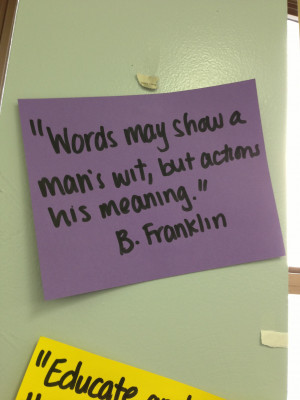 My classroom is adorned with inspirational quotes that directly relate ...