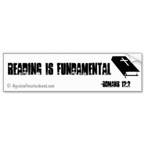 is fundamental BIBLE Christian Quotes Bumper Stickers Shop early ...