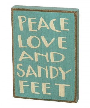 As rousing as a crashing wave, this beach-themed wooden sign wakes up ...