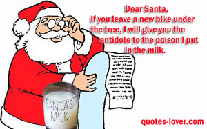... Quotes , Funny Picture Quotes , Funny Xmas card Picture Quotes , santa