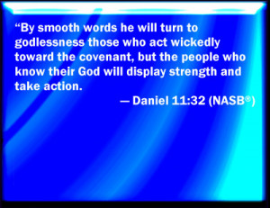 Daniel 11:32 Bible Verse Slides