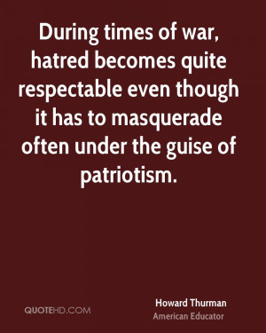 Howard Thurman Patriotism Quotes
