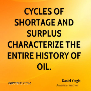 Cycles of shortage and surplus characterize the entire history of oil.