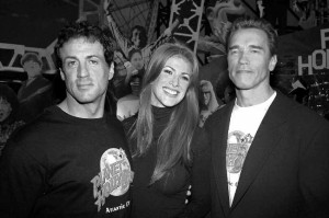 ... stallone with angie everhart and arnold Sylvester Stallone Quotes