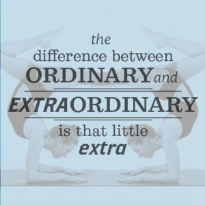 Ordinary vs extraordinary