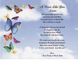 ... about Niece Personalized Poem Gift For Birthday, Christmas, Graduation