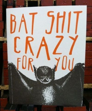 bat shit crazy for you