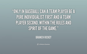 Baseball Team Quotes