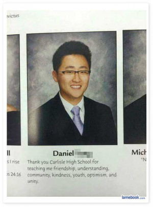 Subtle Yearbook Quote by admin