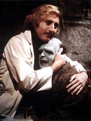 Gene Wilder with Peter Boyle in Young Frankenstein