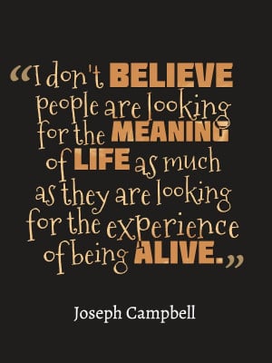 Joseph Campbell inspirational quote