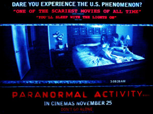 Paranormal Activity Original UK Quad Movie Poster