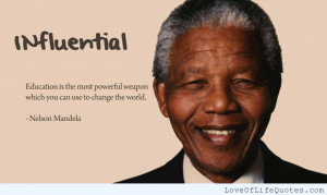 Education Nelson Mandela Quotes