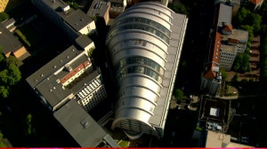 Ludwig Erhard Haus, Nicholas Grimshaw, Futuristic, Charlottenburg ...