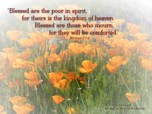 ... Are Those Who Mourn For They Will Be Comforted ” ~ Bible Quotes