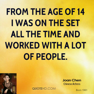 Joan Chen Quotes