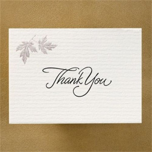 Professional Thank You Cards