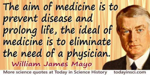 Science Quotes by William James Mayo (8 quotes)