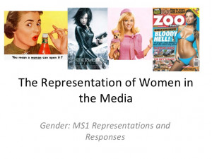 The representation of women in the media