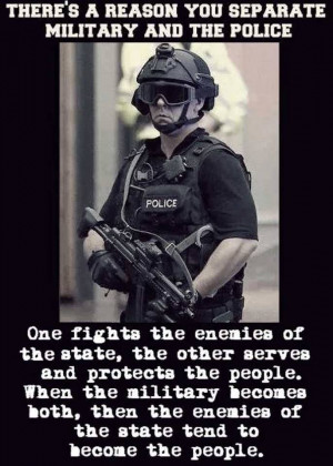 The Reason You Separate the Military and the Police