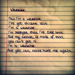 demi lovato warrior quotes tumblr