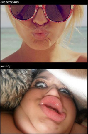 Selfies – Expectations vs. Reality