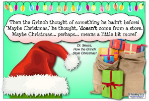 fantastic quote from 'How the Grinch Stole Christmas' to share with ...