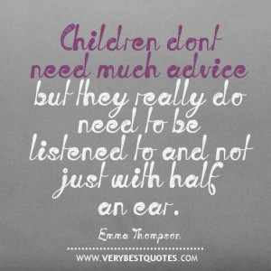 quotes children close their ears