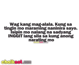 tagalog life quotes – inggit