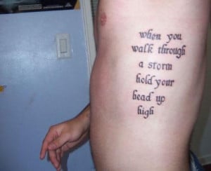 Inspirational Tattoo Quotes For Guys