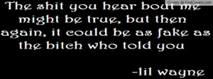 Lil wayne quotes Profile Facebook Covers