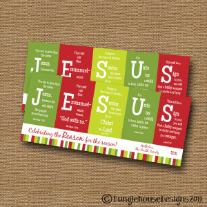 Christmas Bible Verses for Christmas Cards