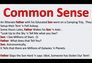 Common Sense English Jokes