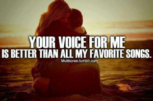 Oh how i miss your voice