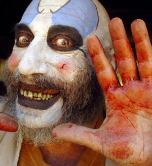 ... role of the insane clown Captain Spaulding from House of 1000 Corpses