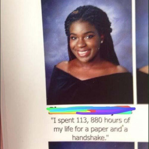 funny yearbook quotes handshake