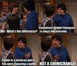 Lol if you've seen drake and josh.. you know how josh is saying this ...