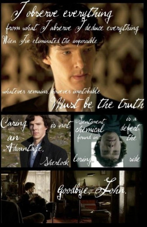 ah sherlock quotes they make me happy but sad but happy but sad p