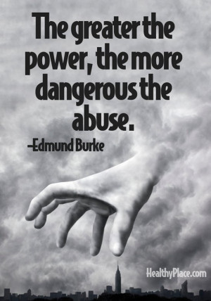 Quote on abuse: 
