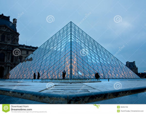 Pyramid Louvre Museum Paris