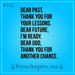 Dear Past,Future,And God