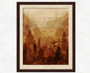 Over The Misty Mountains Cold - The Hobbit Quote Poster - Dwarves Song ...