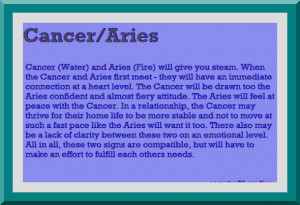 Match Love Cancer/ Aries