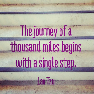 one. step. at. a. time. #quotes