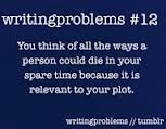Writing problems.., we all have them