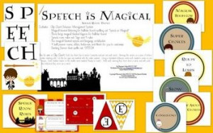 Harry Potter themed speech stuff