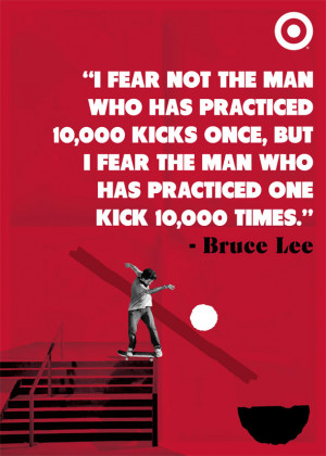 target paul rodriguez poster design quote by bruce lee pin it