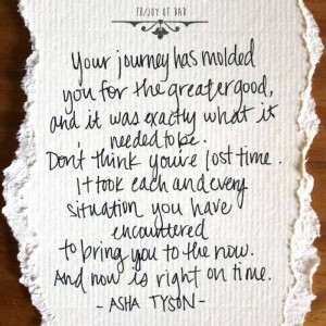 Asha Tyson - your journey