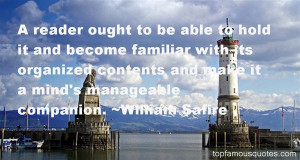Favorite William Safire Quotes